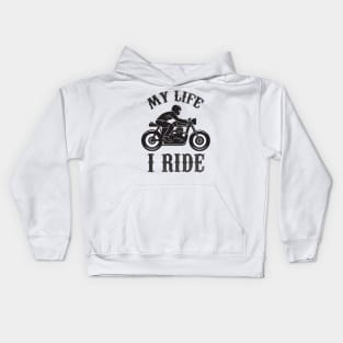 Bike Quote Kids Hoodie